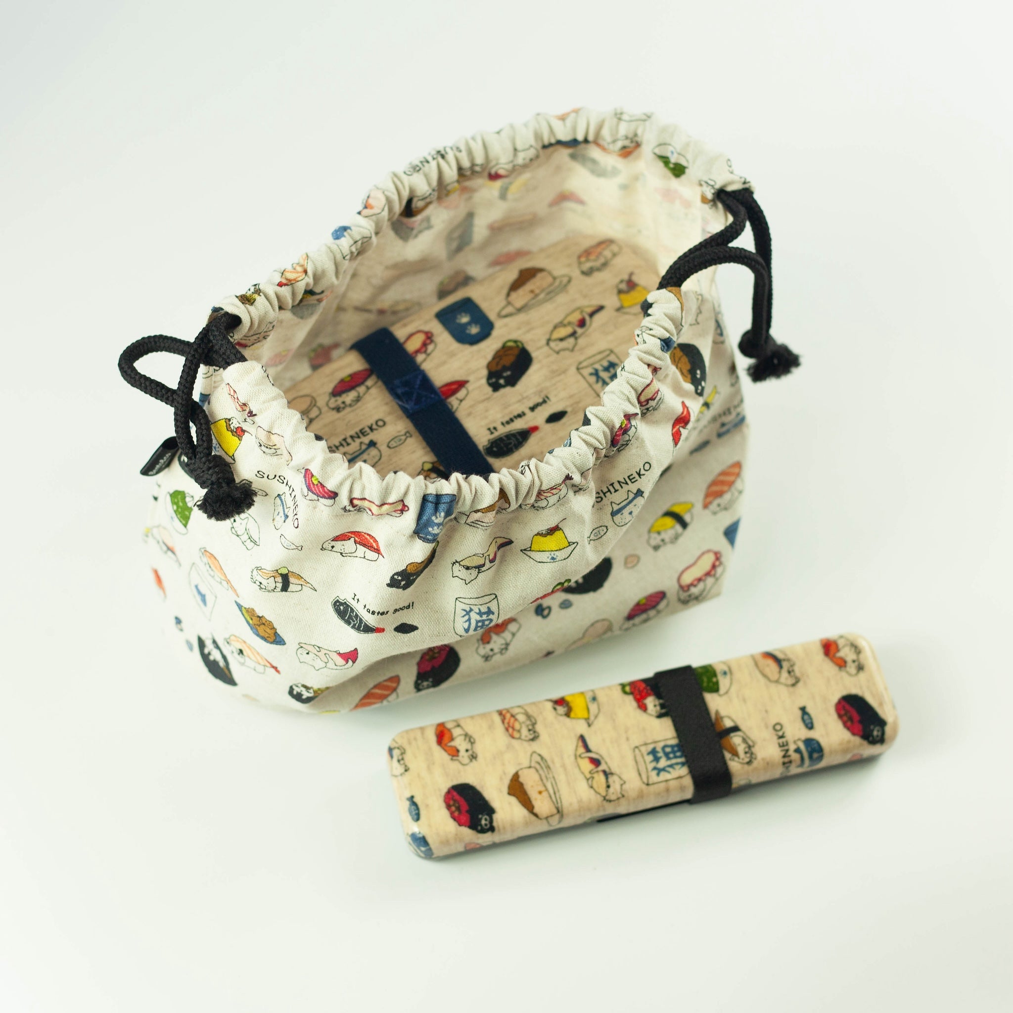 Original Two Tier Bento Bundle | Sushi Neko 950ml