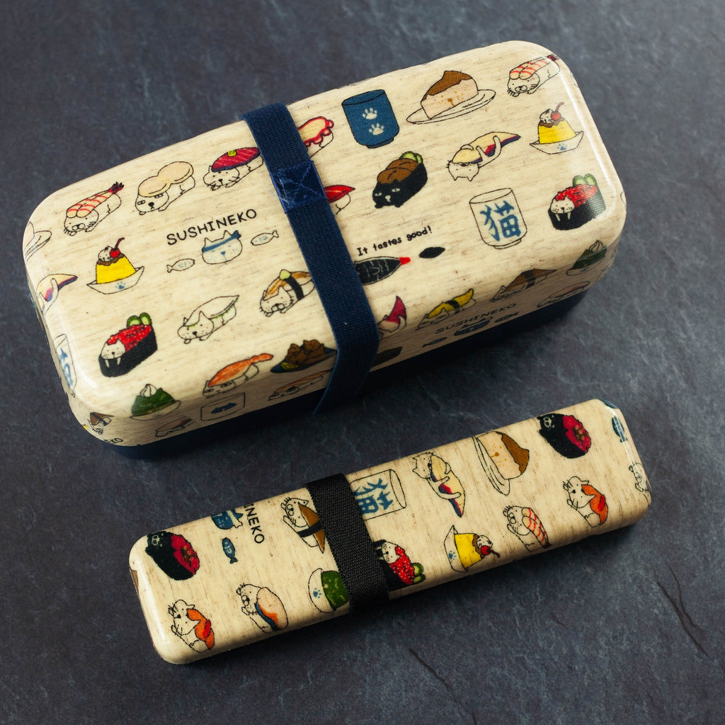 Original Two Tier Bento Bundle | Sushi Neko 950ml