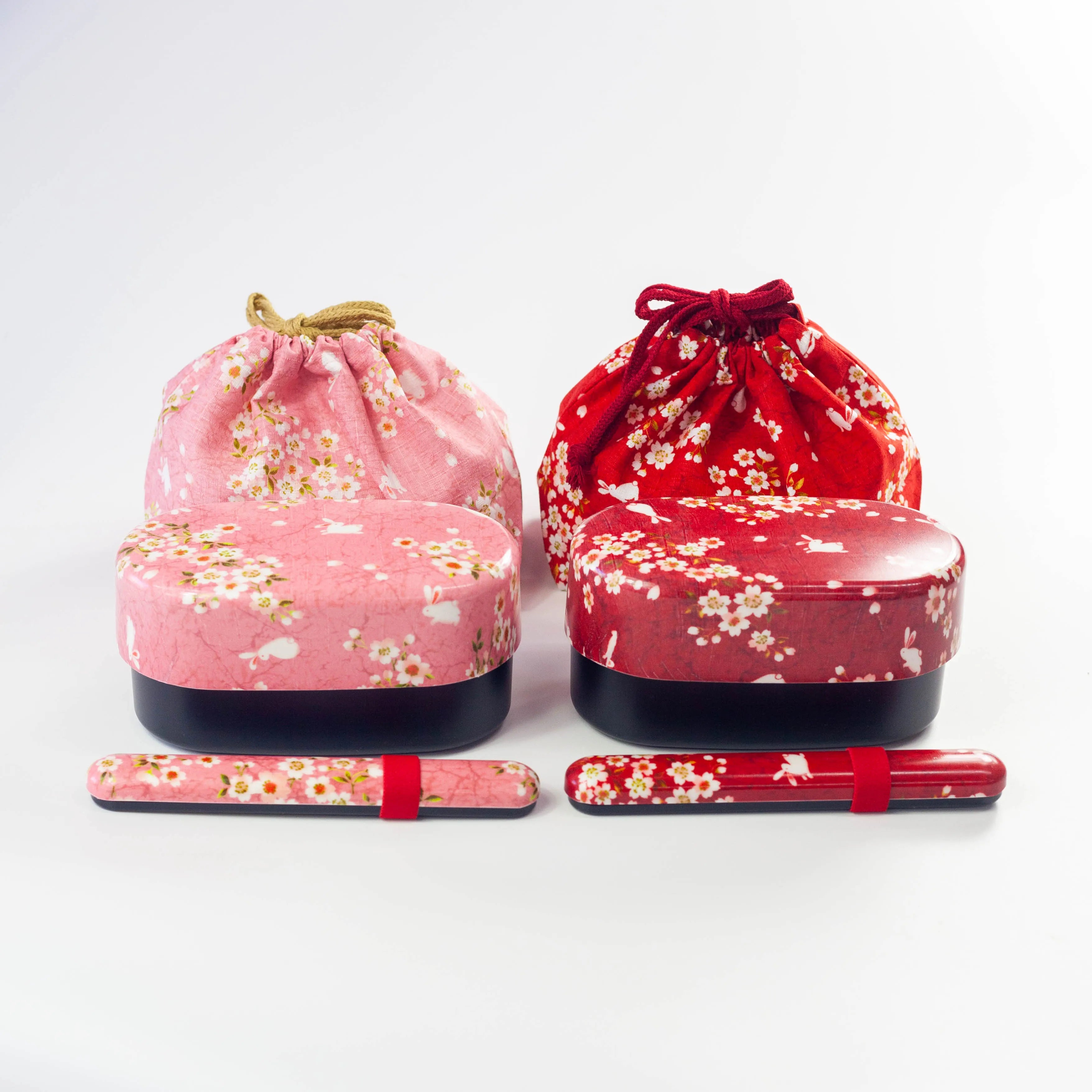 Sakura Rabbit Bento-Paket | Rot 