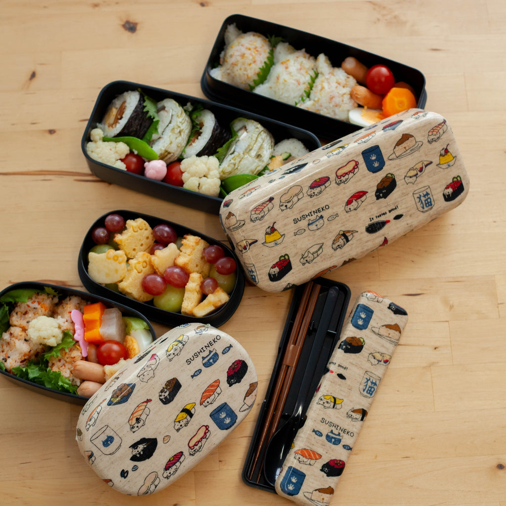 Original Sushi Neko Chopsticks and Spoon Set