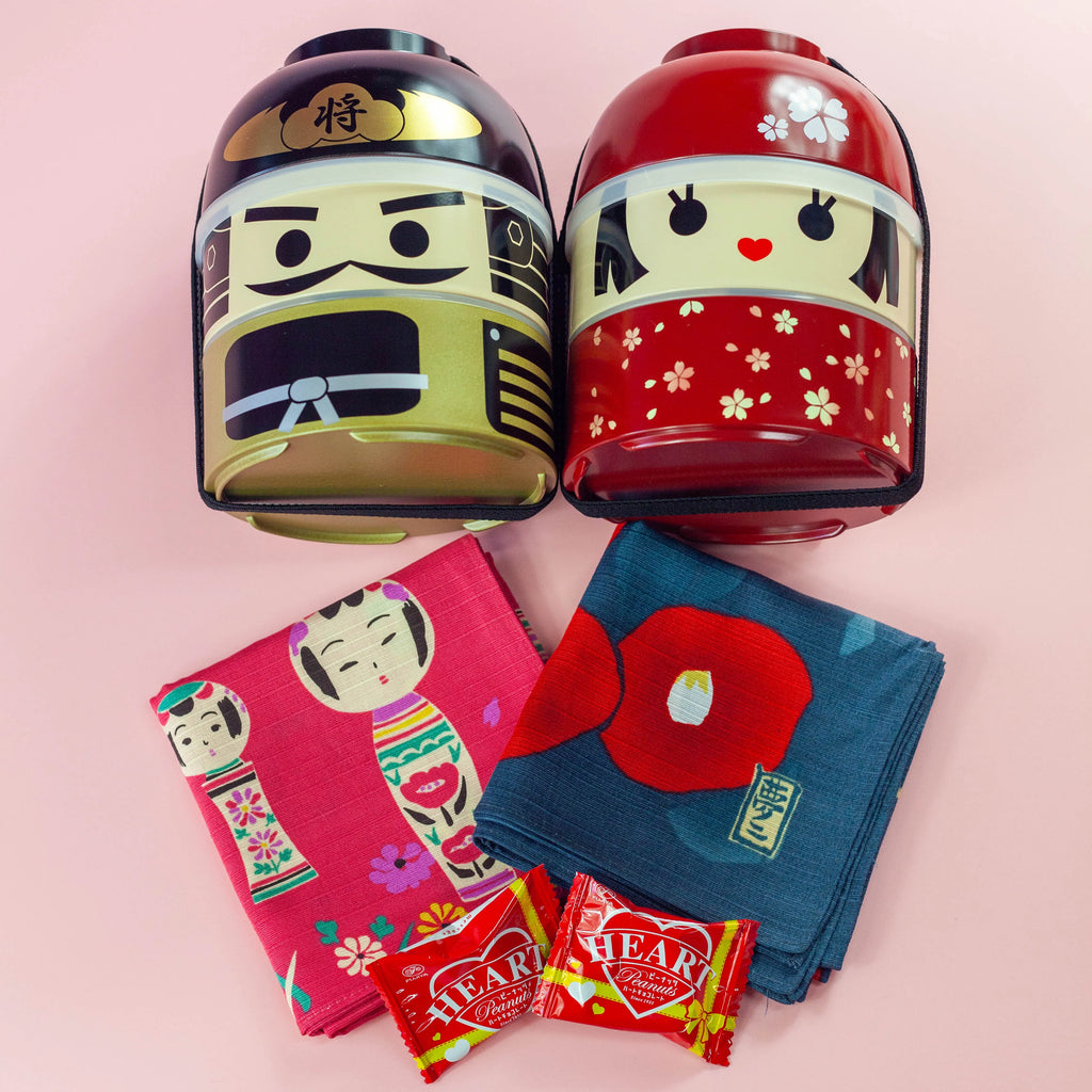 Valentine's Kokeshi Bento Bundle
