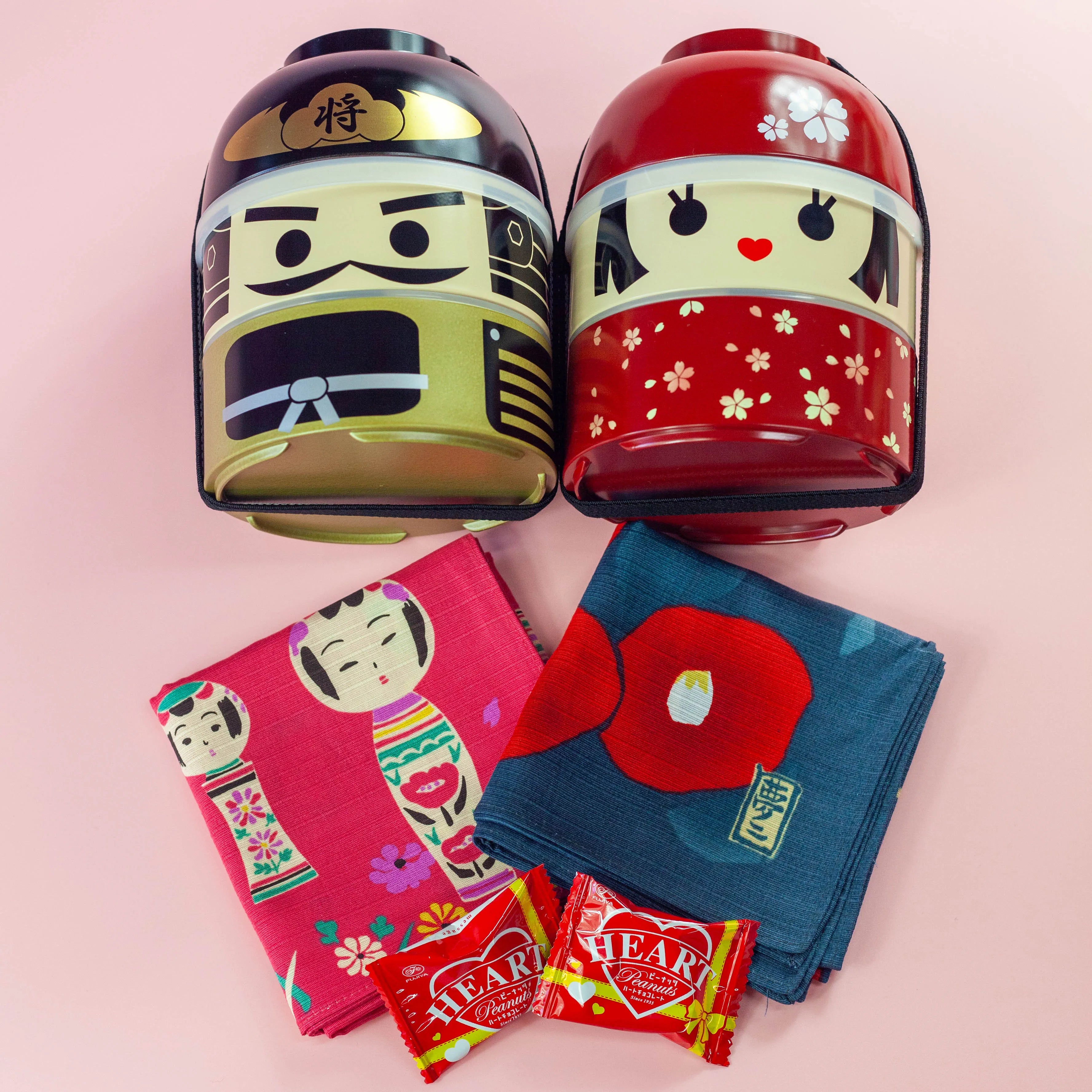 Valentine's Kokeshi Bento Bundle