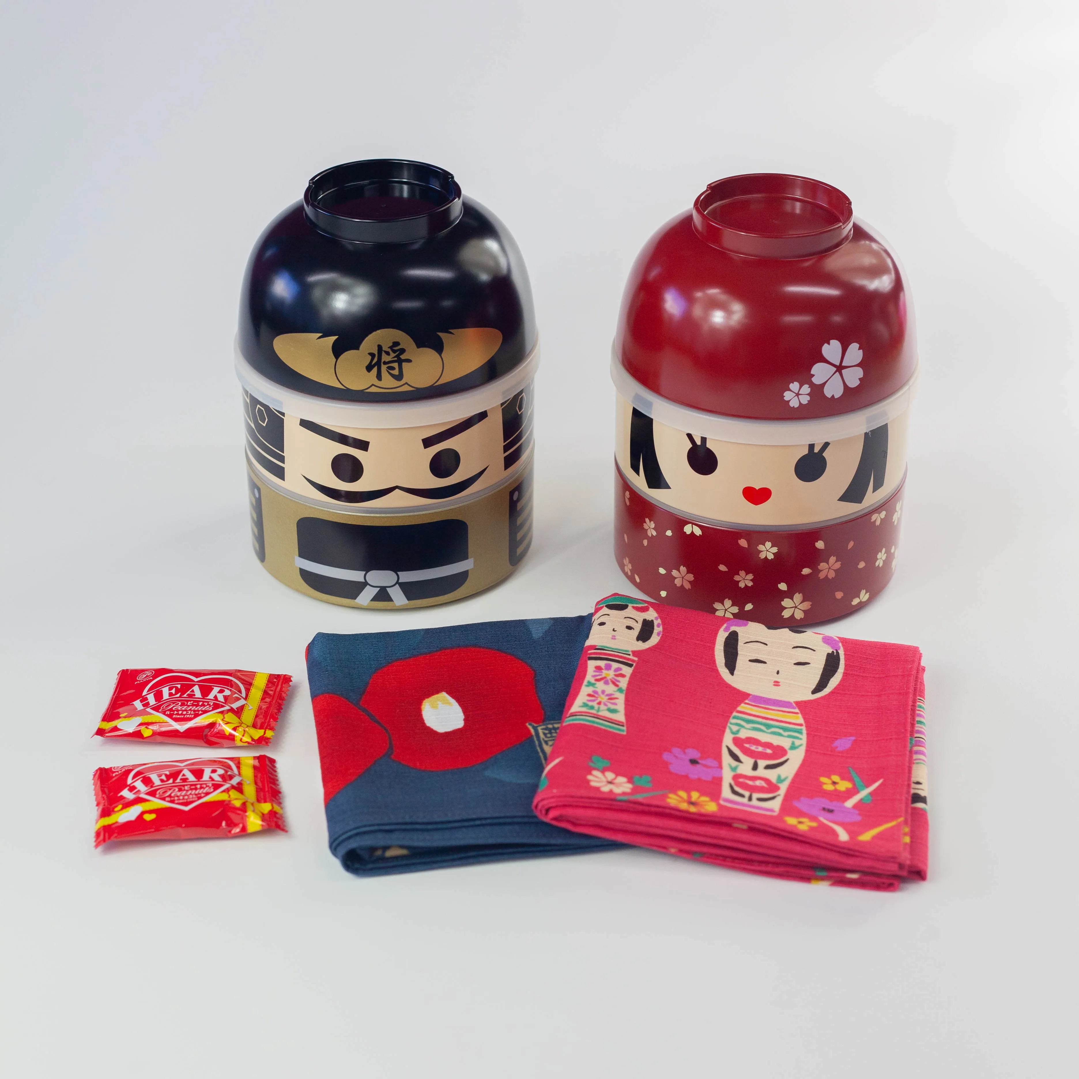 Valentine's Kokeshi Bento Bundle