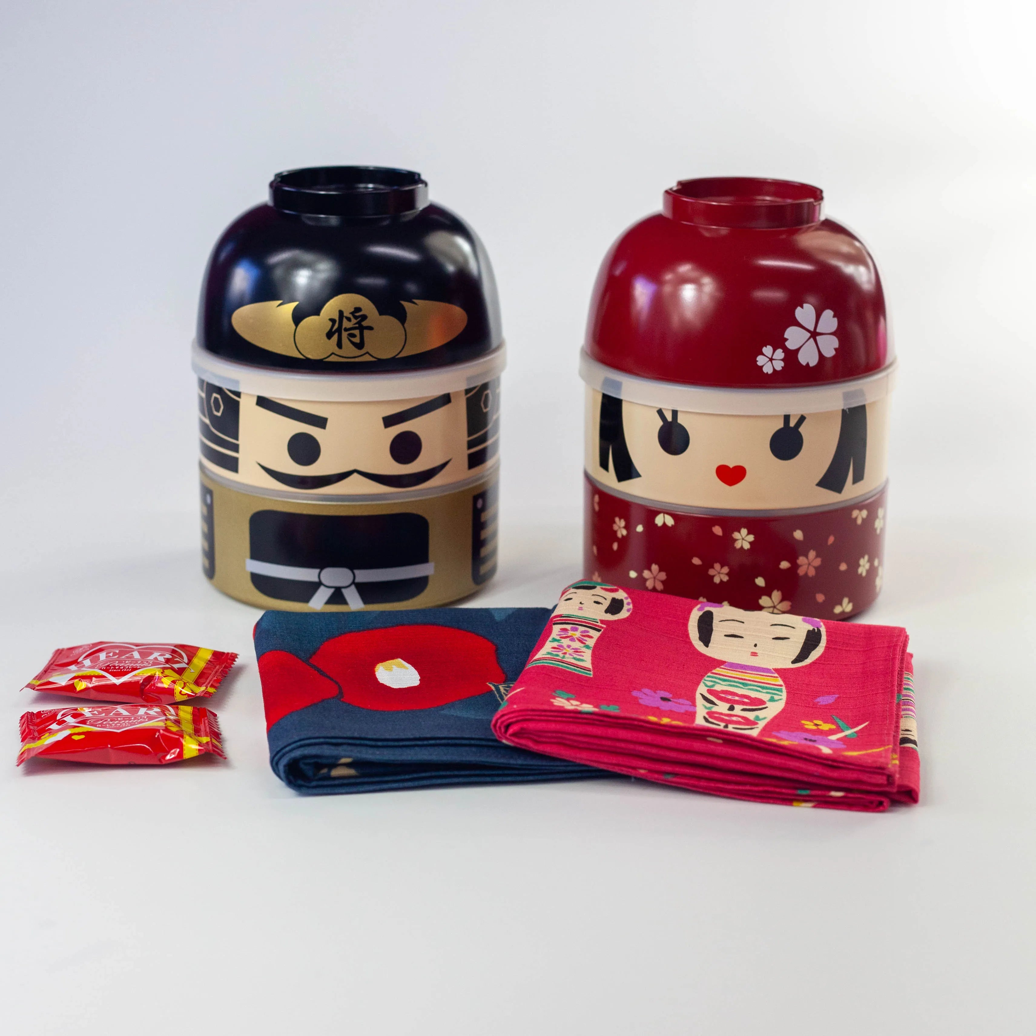 Valentine's Kokeshi Bento Bundle