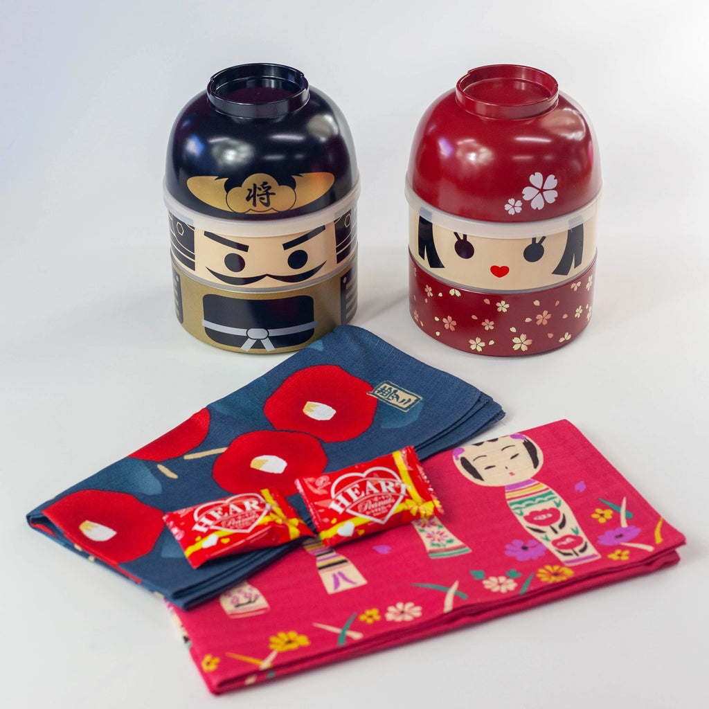 Valentine's Kokeshi Bento Bundle