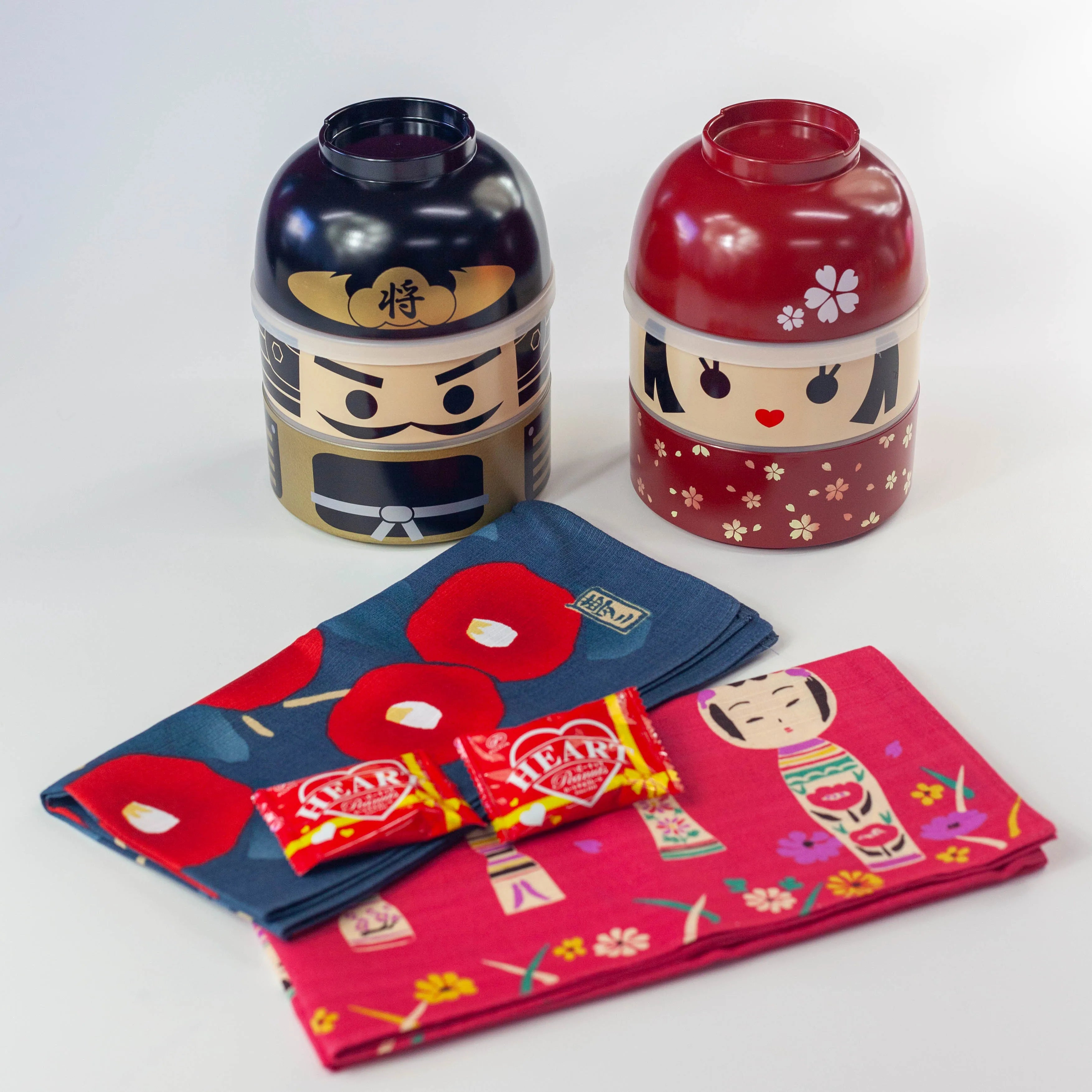 Valentine's Kokeshi Bento Bundle