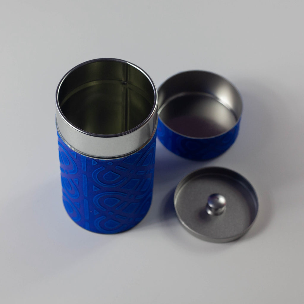 Embossed Washi Tea Canister