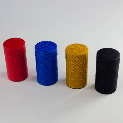 Embossed Washi Tea Canister