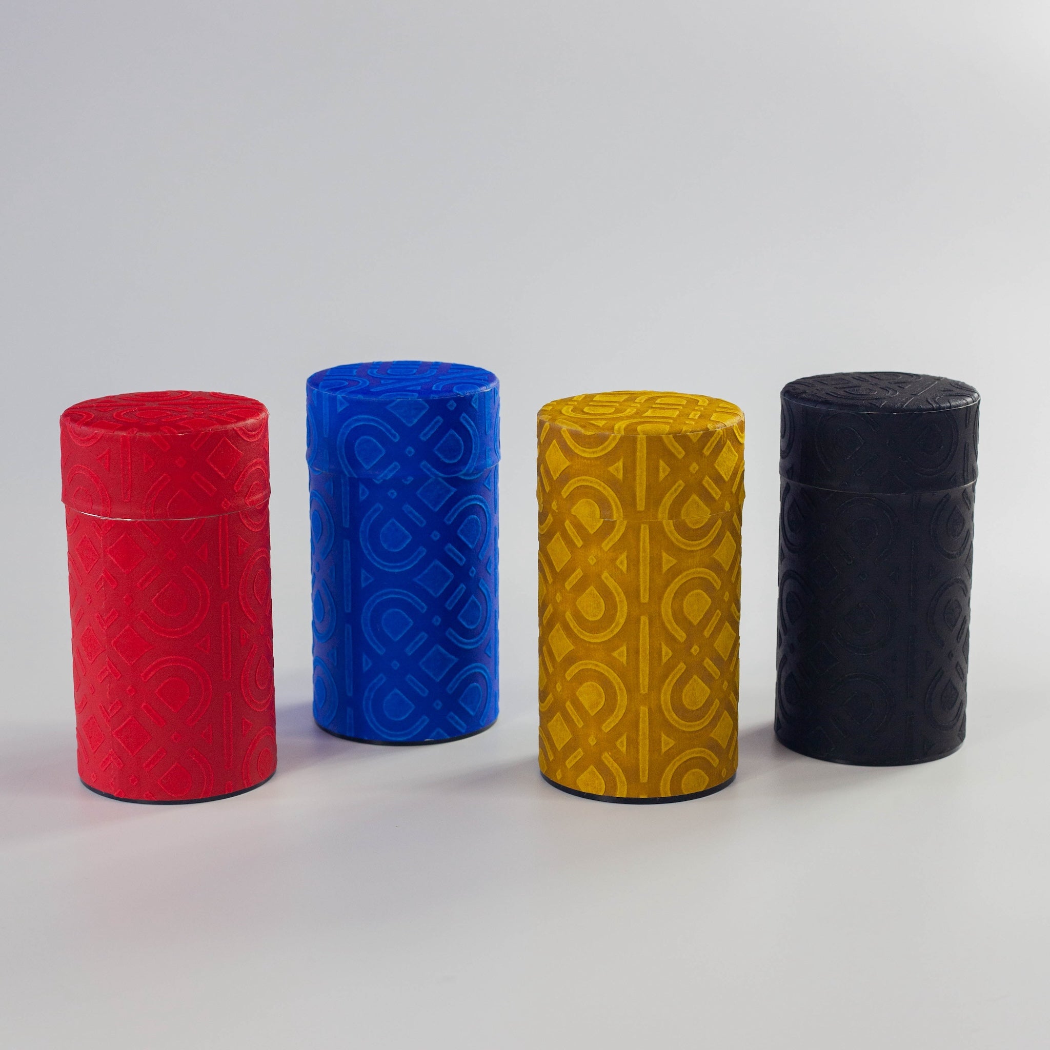 Embossed Washi Tea Canister