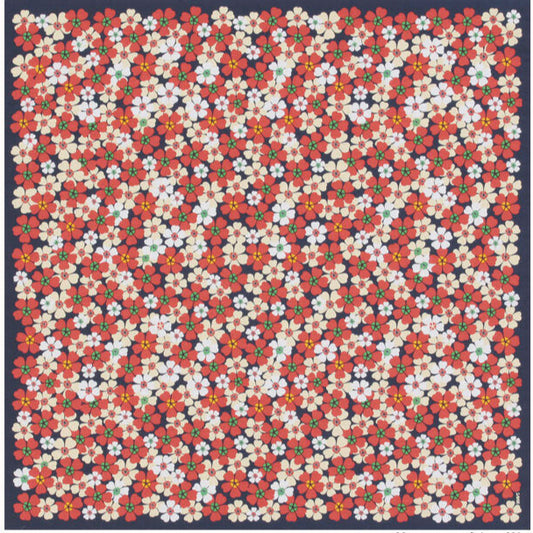 Isetatsu Furoshiki 90cm | Hana (navy)