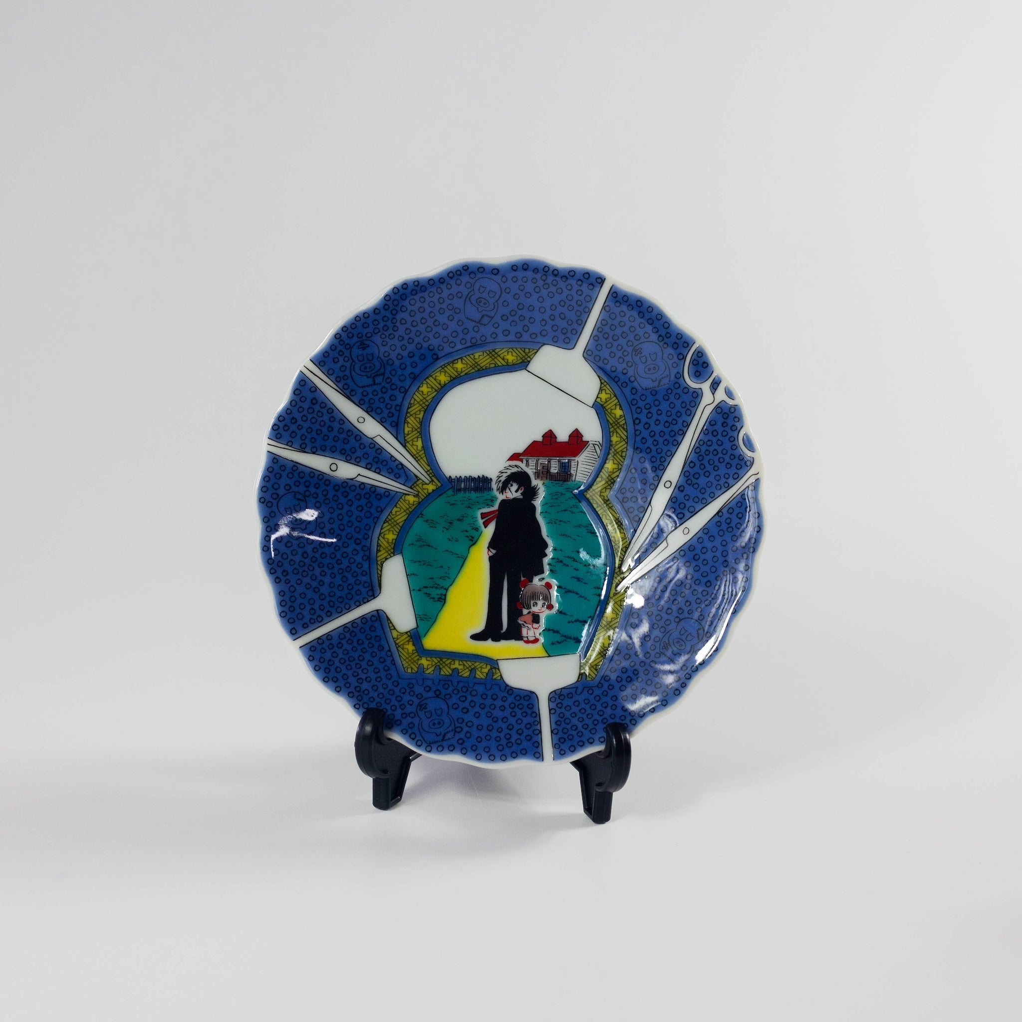 Tezuka Osamu Kutani Ware Plate