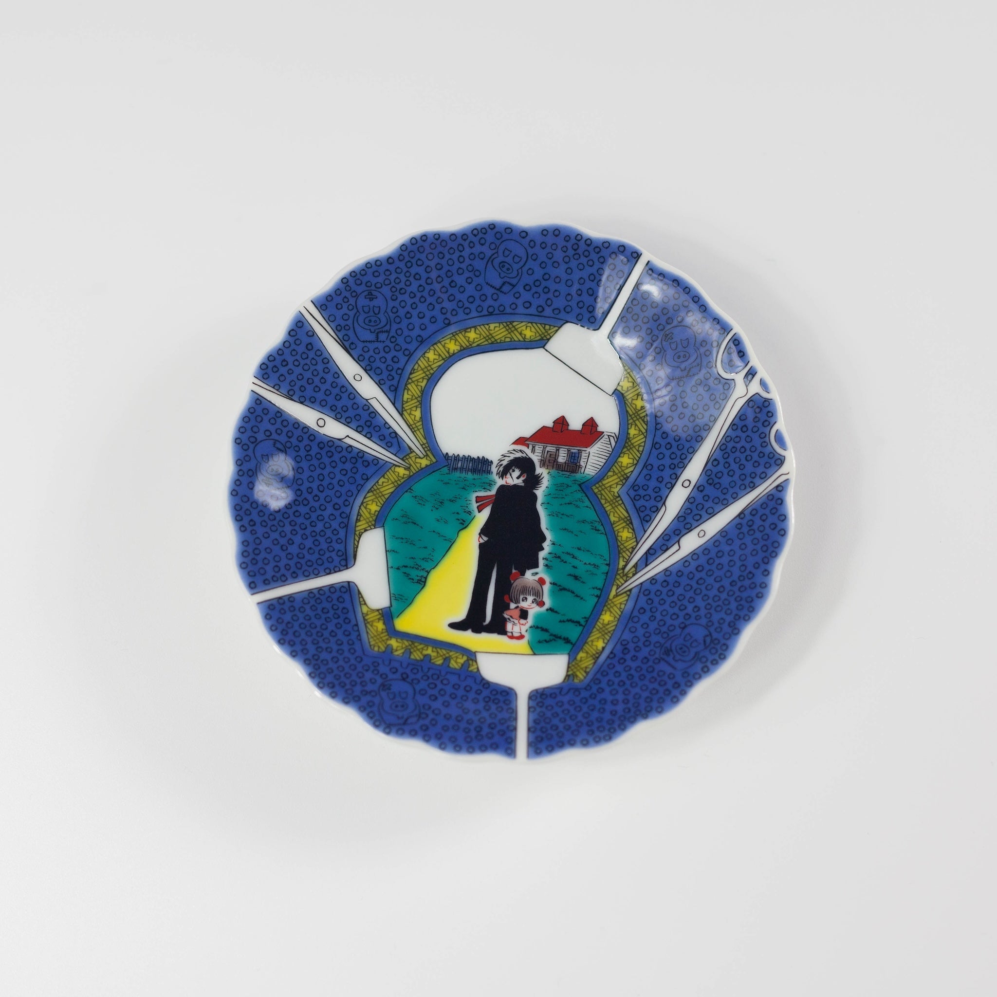 Tezuka Osamu Kutani Ware Plate