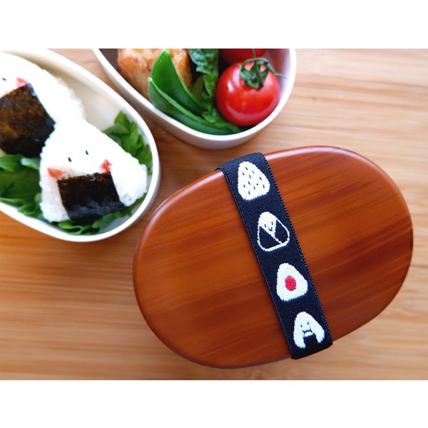Banda de almuerzo Musubi | 27 cm Onigiri Negro
