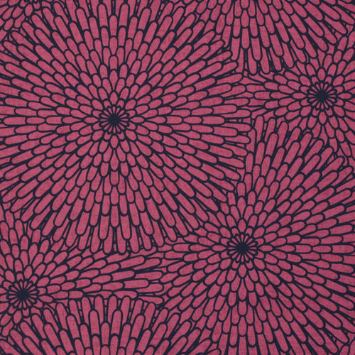 Aquadrop wasserabweisendes Furoshiki 100cm | Magenta-Chrysantheme