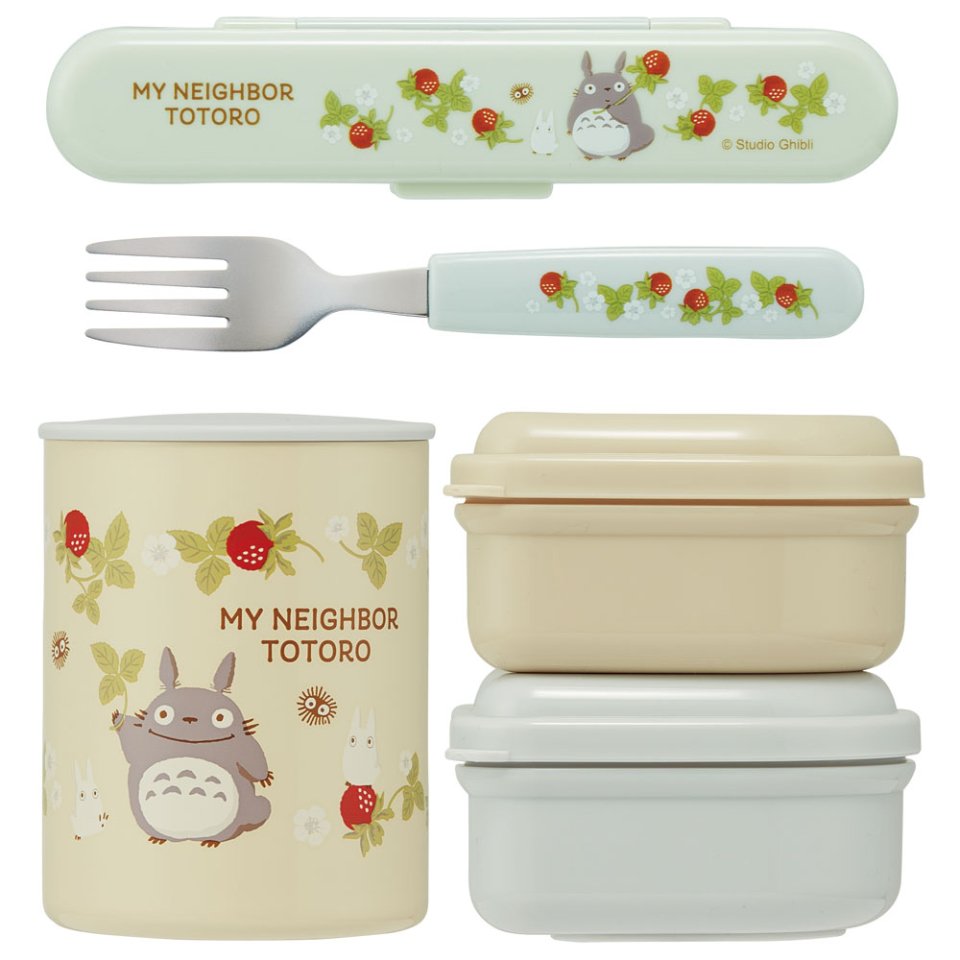 Totoro Himbeer-Thermo-Lunch-Set