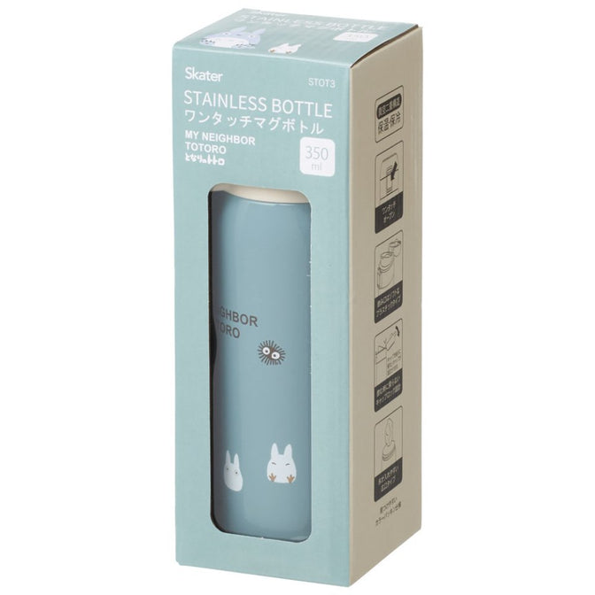 Totoro Stainless Steel One-Touch Bottle 350ml
