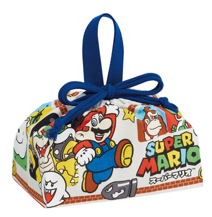 Bolsa de almuerzo con cordón de Super Mario