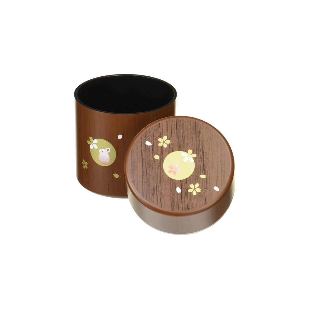 Usagi Woodgrain Tea Canister | Small (250mL)