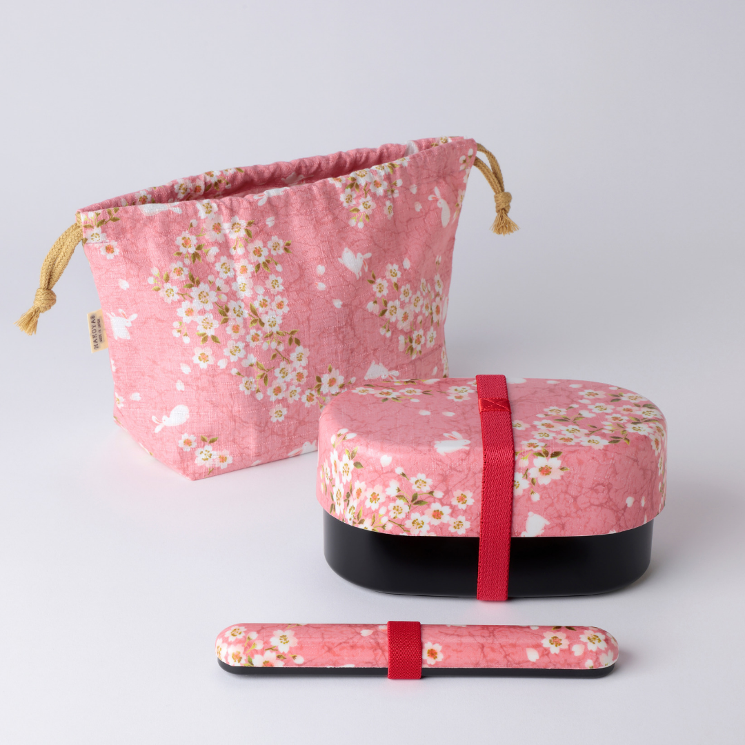 Paquete Bento Conejo Sakura | Rojo 