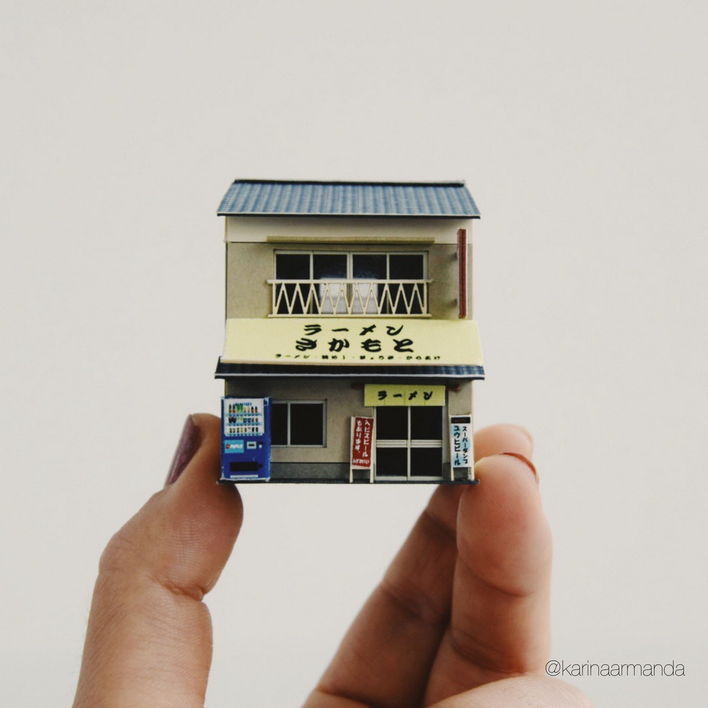 Miniaturkunst Nostalgisches Japan | Ramen-Shop