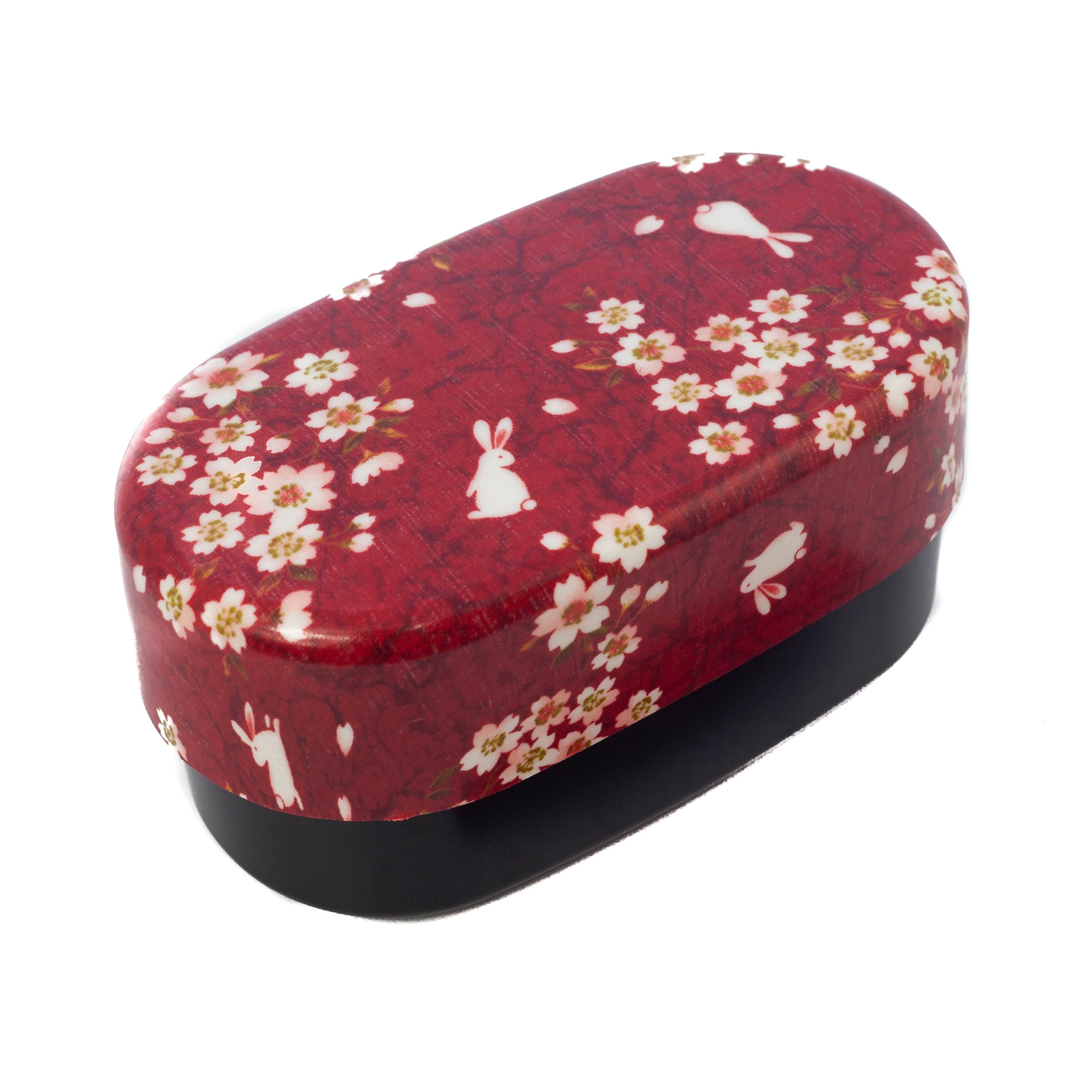 Sakura Rabbit Oval Bento Box 830ml | Red – Bento&co