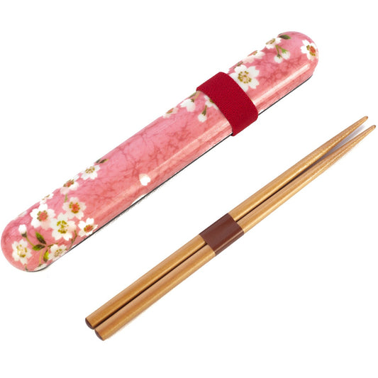 Sakura-Kaninchen-Essstäbchen-Set | Rosa
