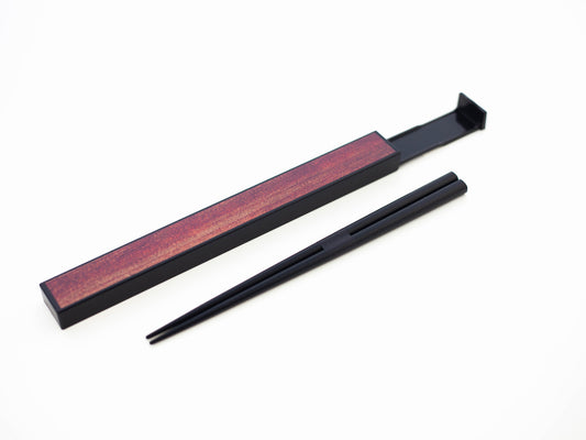 Juego de palillos de madera veteada 21 cm | Palo de rosa