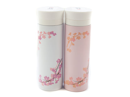 Sakura Edelstahlflasche | Weiß