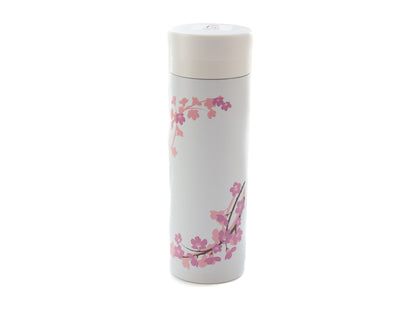 Mini Termo Botella Cherry Blossom Sakura Acero 200 ml - By RC Store