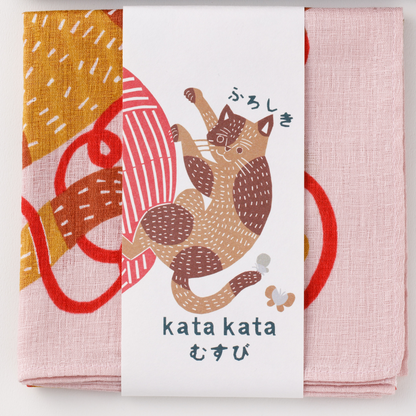Kata Kata Furoshiki 50cm | Katze &amp; Garn (Pink)