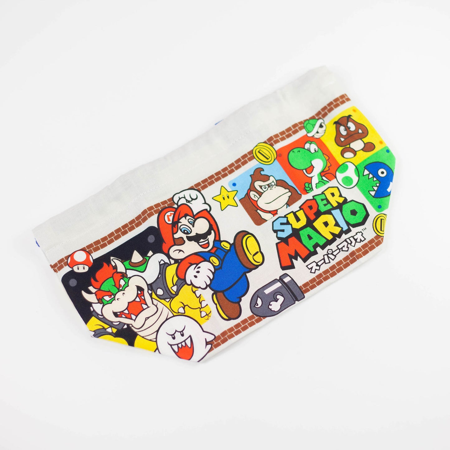 Bolsa de almuerzo con cordón de Super Mario
