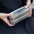 Zen 07 - Bento de dos niveles de acero inoxidable (700 ml)