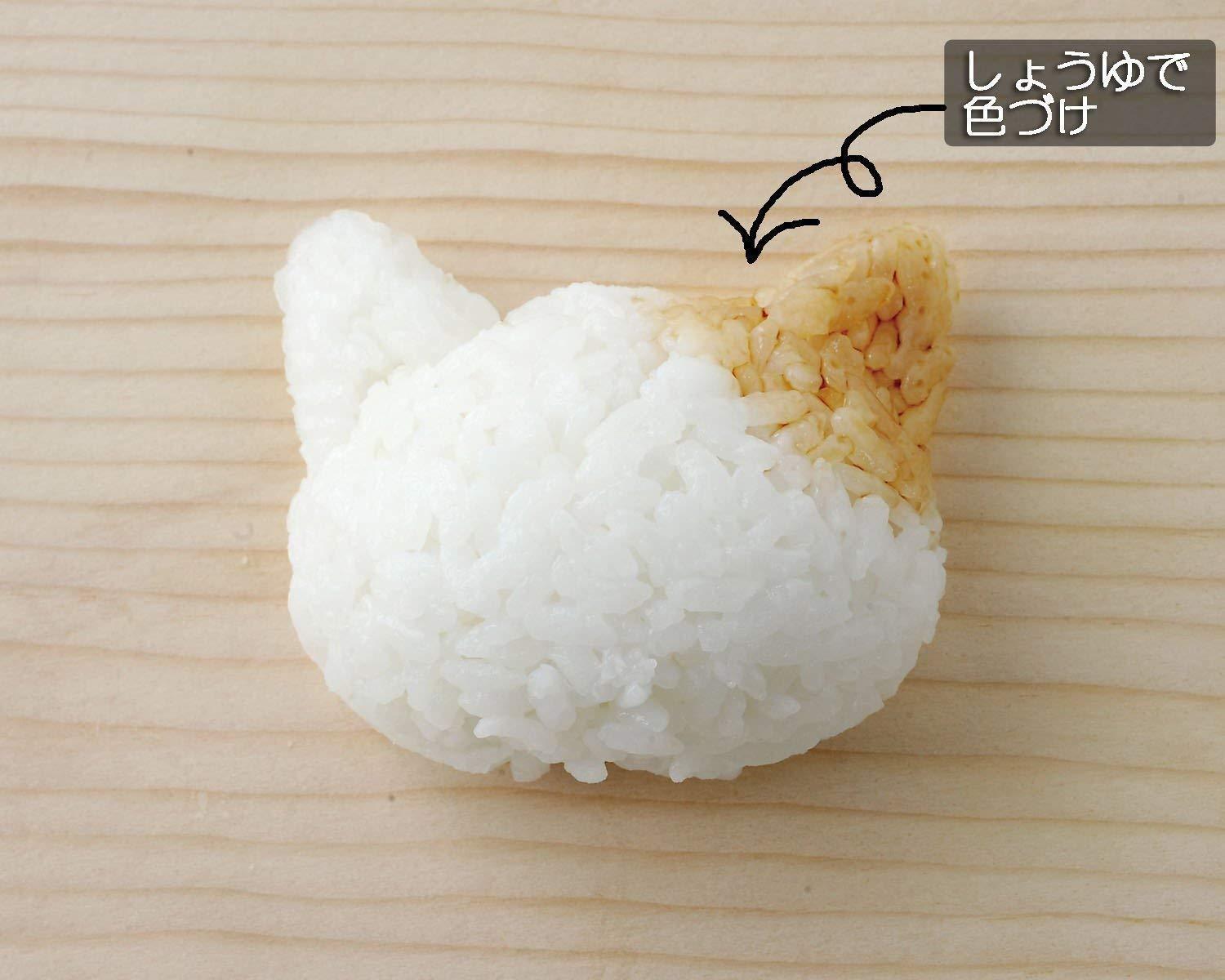 HAGBOU Rice Ball Mold, 3 Pack Onigiri Mold, Cute Cat Kitten Sushi Mold for  Kids, Musubi Maker Press, Classic Triangle Rice Ball Maker Sushi Mold Kit