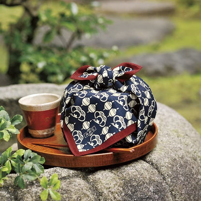 Paño de envoltura Furoshiki de algodón tradicional 50 cm | Peonza
