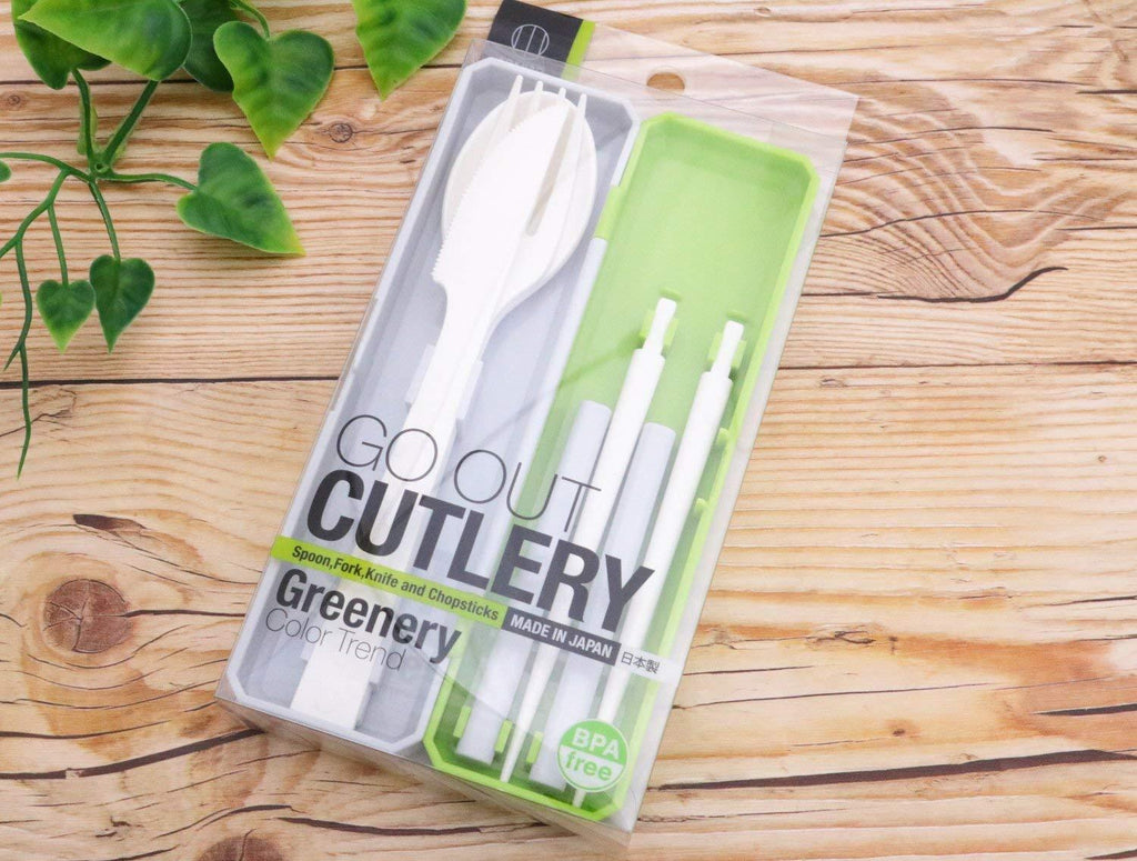 GO OUT Cutlery | Greenery by Kokubo - Bento&co Japanese Bento Lunch Boxes and Kitchenware Specialists