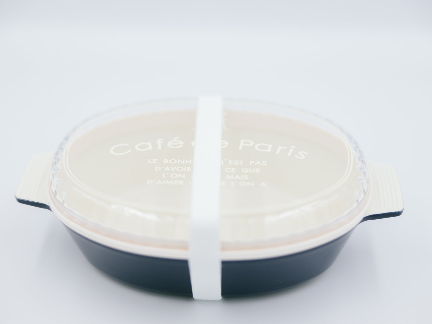 Café de Paris Dish Lunchbox | Navy