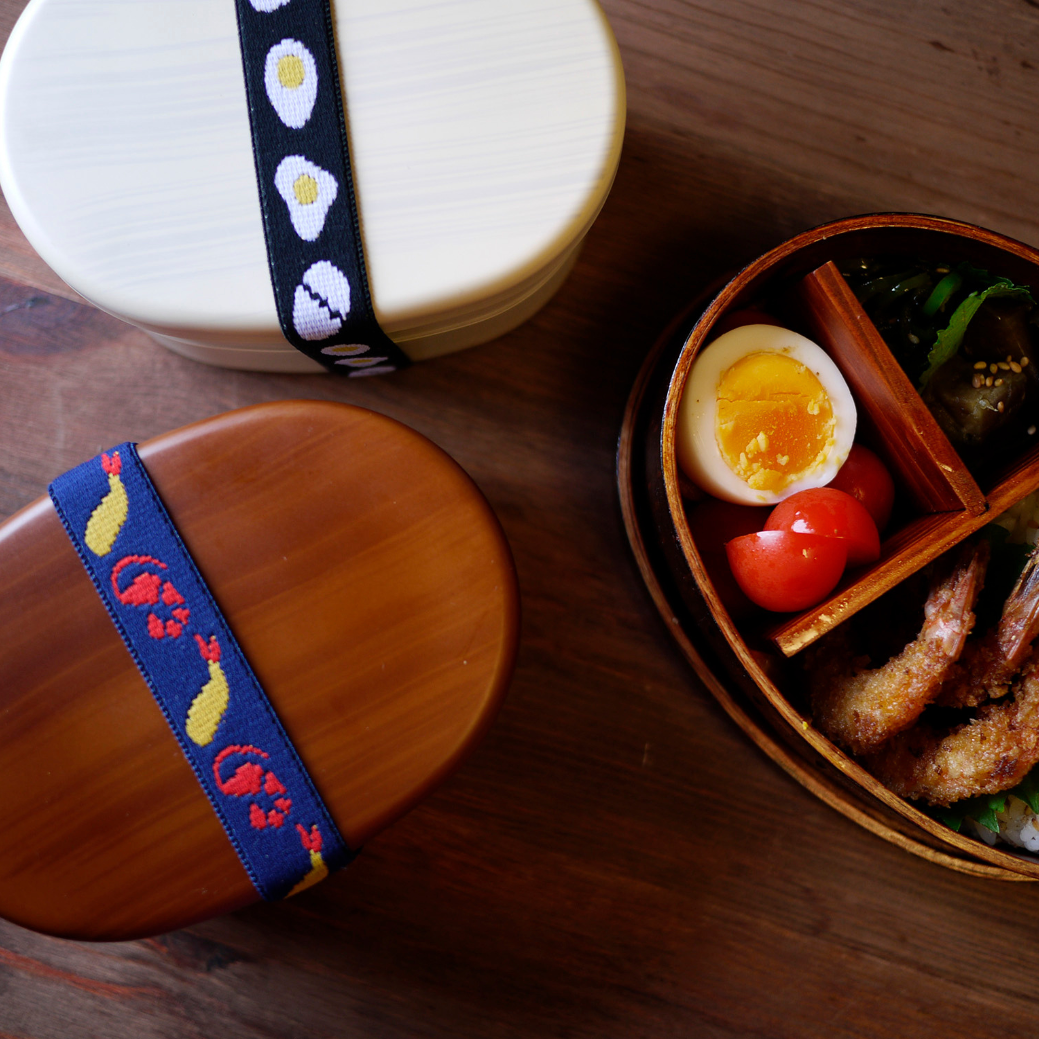 Shima Enaga 27 cm Japanese bento lunch band with long-tailed tit bird pattern shimaenaga