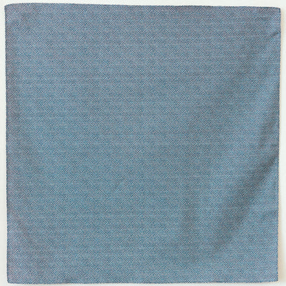 Doppelseitiges Furoshiki-Wickeltuch 50 cm | Asanoha Nami Marineblau und Rot