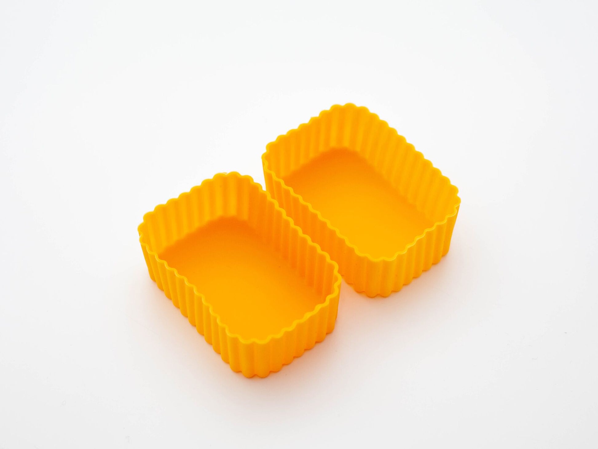 Silicone Rectangle Cup | Orange by Hakoya - Bento&co Japanese Bento Lunch Boxes and Kitchenware Specialists