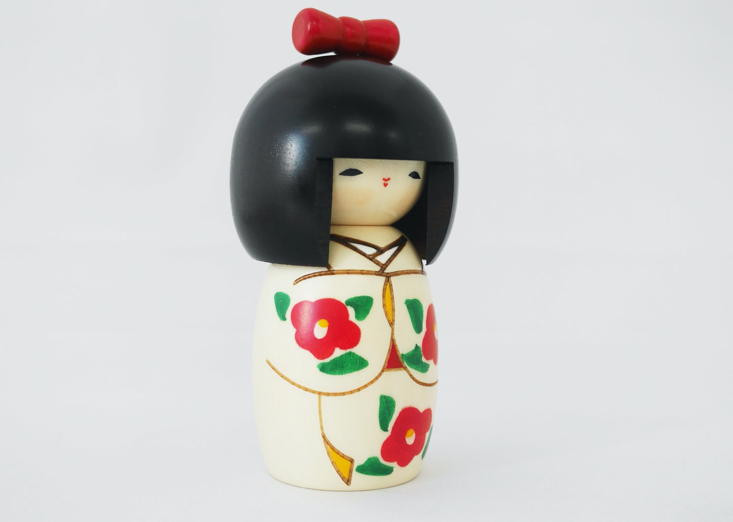 Kokeshi Wood Doll | Ribbon