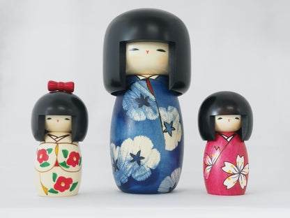 Kokeshi Wood Doll | Ribbon