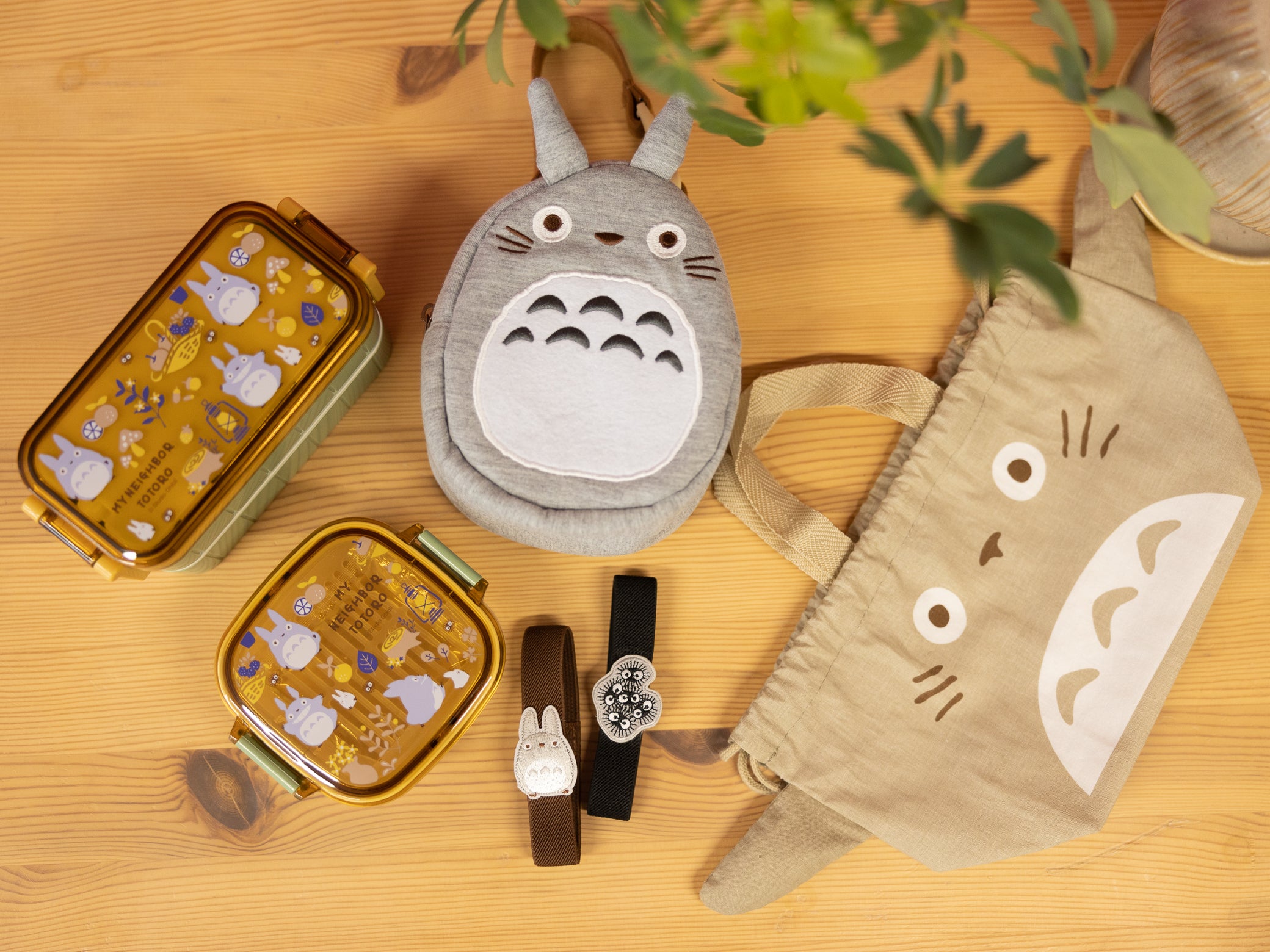 Bolsa Bento con cordón Totoro