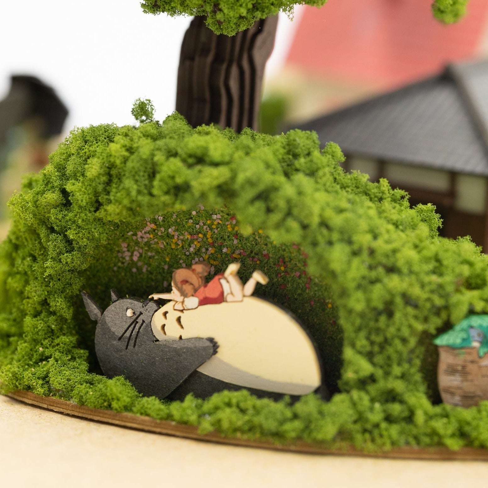 Studio Ghibli My Neighbor Totoro Diorama Box Auto Tricycle Figure JAPAN