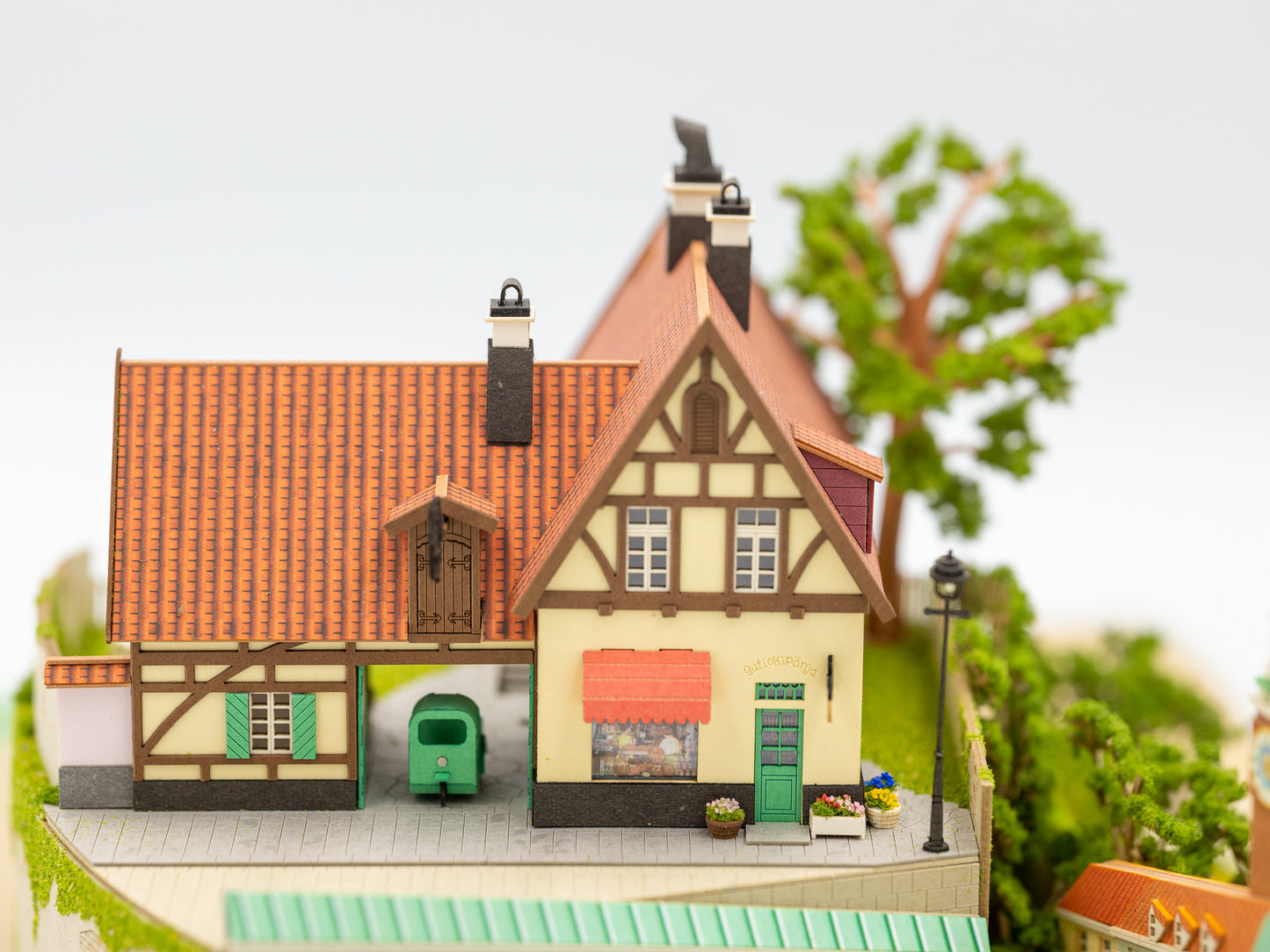 Diorama en miniatura de Ghibli | Servicio de entrega de Kiki