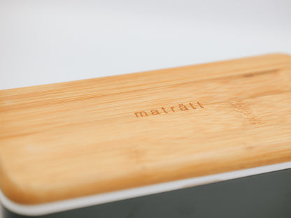Maträtt Two-tier Lunchbox | Charcoal