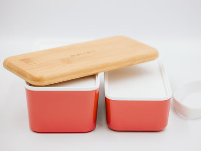 Maträtt Two-tier Lunchbox | Red