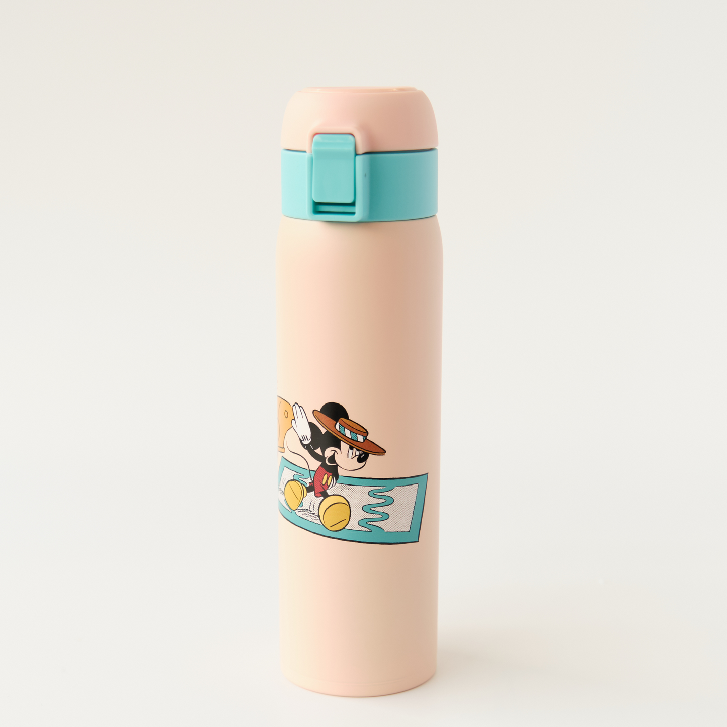 Retro Mickey and Minnie Stainless Steel One-Touch Bottle 480ml