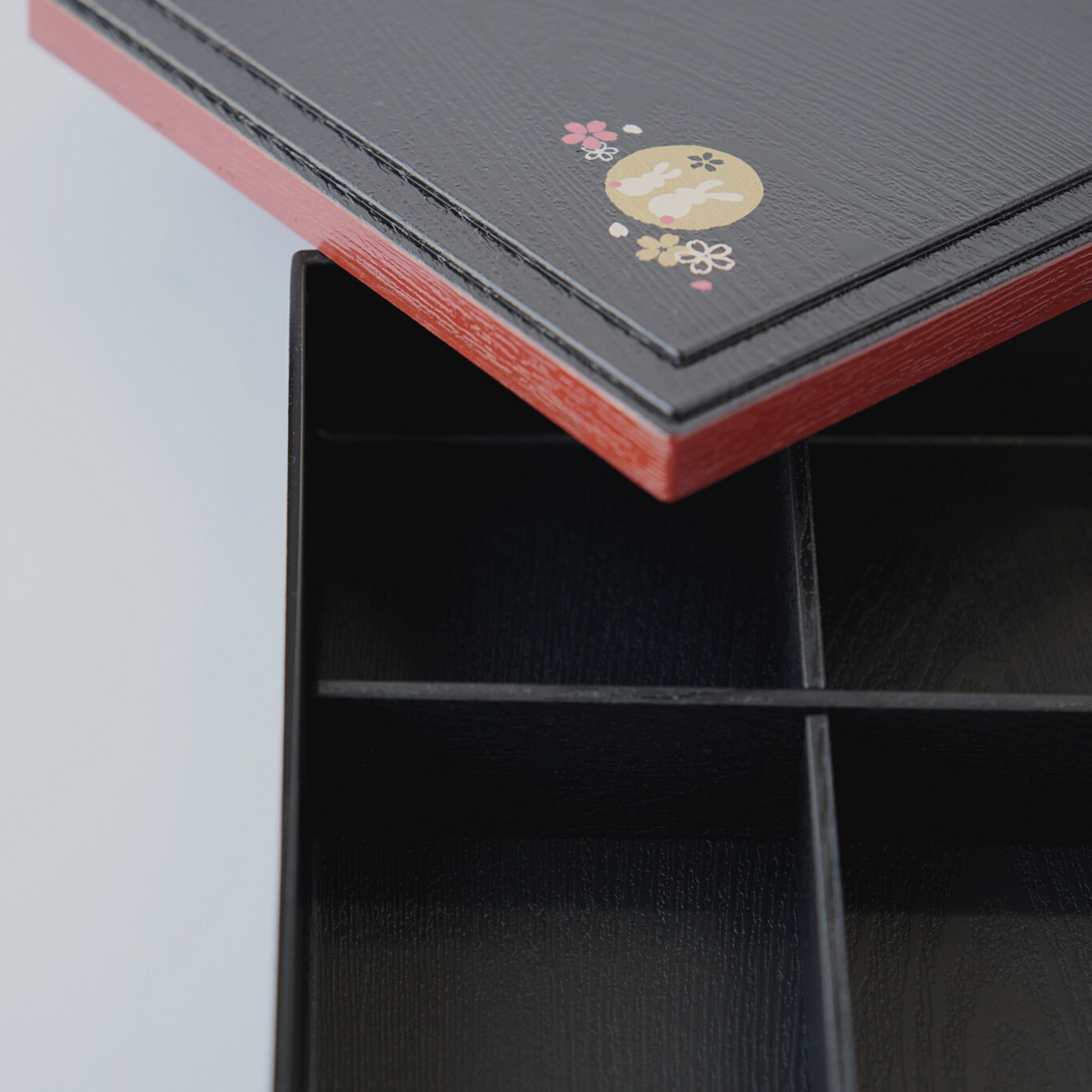 Rabbit Moon Small Shokado Bento Box (16.5 x 16.5 cm)