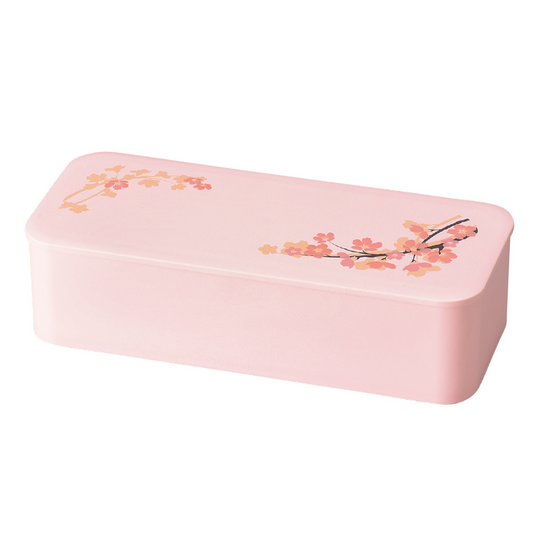 Caja Bento delgada de un nivel Sakura (550 ml) | Rosa