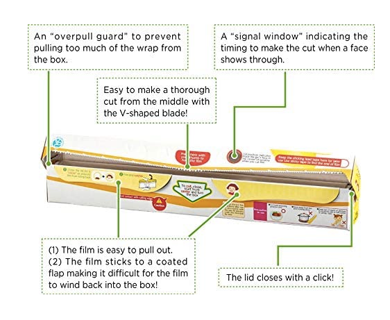 Krewrap Film Transparente Rojo (22cm x 50m)